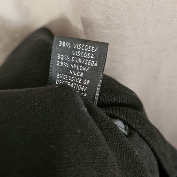 NWOT August Silk black leopard print ruffle cardigan Womens Large - Picture 4 of 6